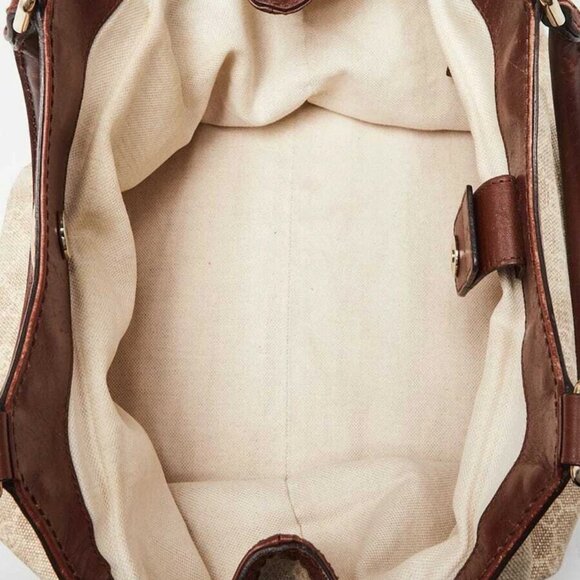 Gucci Beige/Brown GG Canvas Medium Sukey Tote Bag - Picture 10 of 12